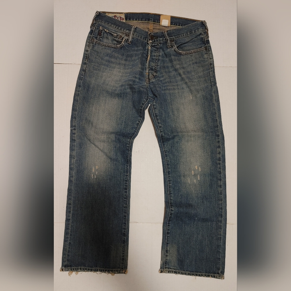 Extra Heavy Ounce OG 5 Pocket Low Fly Bootcut Denim 31x30